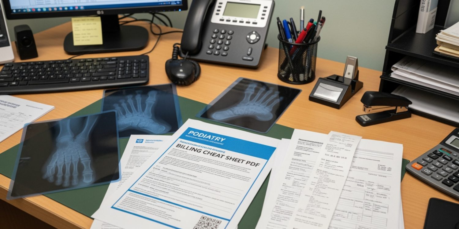 podiatry billing cheat sheet pdf