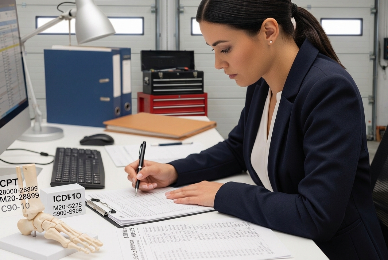 foot and ankle billing